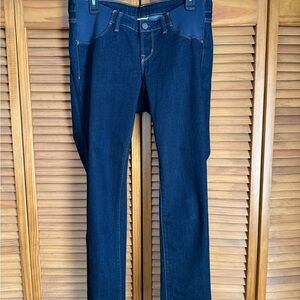 Old Navy Women’s Dark Blue Skinny Maternity Jeans